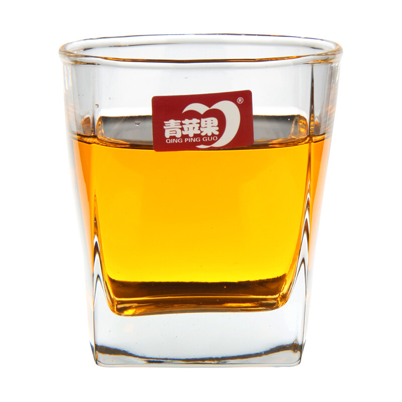 移动端、京东百亿补贴：青苹果 ES5102 无铅玻璃杯 250ml 6只装 21.9元