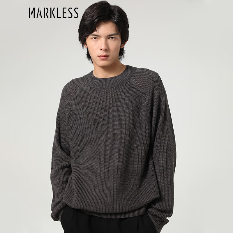 Markless 新款男士毛衣MSB3740M-1 深灰色 74元（需用券）