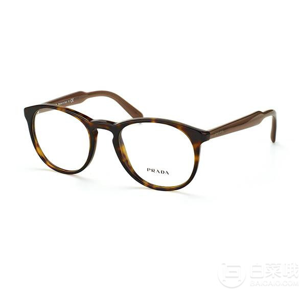 意大利产，Prada 普拉达 Havana 玳瑁色近视框架眼镜 PR 19SV650.85元