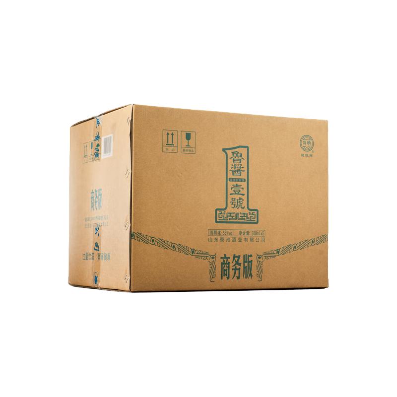 秦池 53度500ml鲁酱壹号龙琬酱酒酱香型高度优级白酒手工酿造 53度 500mL 1瓶 58