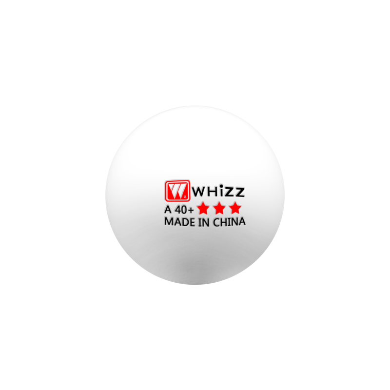 whizz 伟强 9.6包邮30个正品星级乒乓球比赛训练黄白用耐打球40+新材料兵乓球 