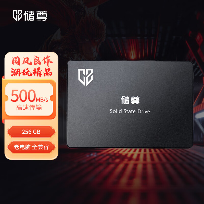 CHU ZUN 储尊 CS101 固态硬盘 256GB（SATA3.0） ￥89.9