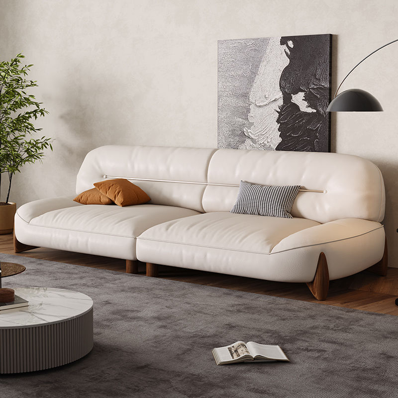 若星便宜现代沙发新款简约意式沙发客厅小户型直排家用沙发组合 844.6元