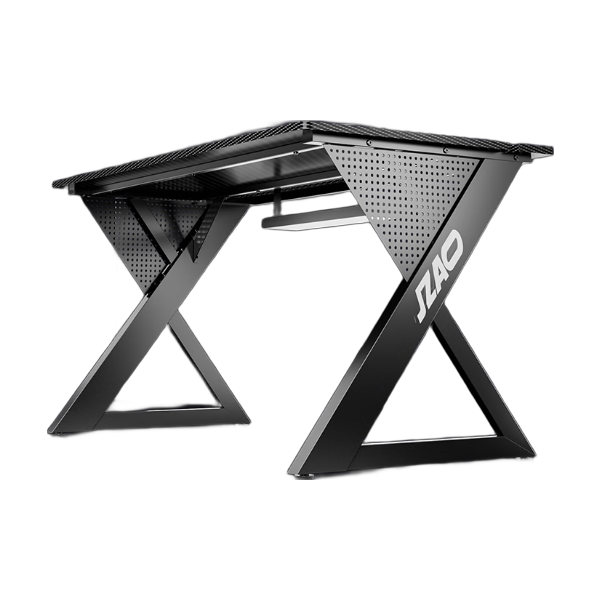 京东京造 泰坦A3电竞桌台式电脑桌子实木ENF级家用书桌办公桌碳纤维纹1.6m 38