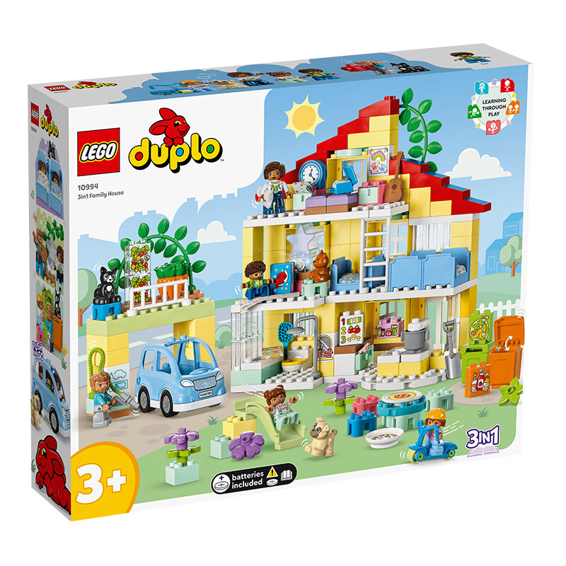 LEGO 乐高 得宝系列 10994 三合一梦幻小屋 824元（需用券）