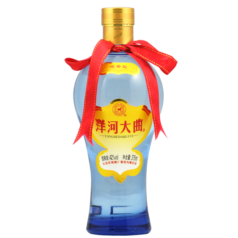 yanghe洋河大曲酒新天蓝42vol浓香型白酒375ml单瓶装1416元