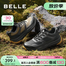 BeLLE 百丽 厚底休闲运动鞋男鞋新商场同户外山系登山鞋8DD01DM3 黑色 41 389.61
