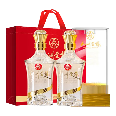 五粮液 九洲至樽 52°浓香型白酒 500ml×2瓶 328元(需领券，合164元/件)