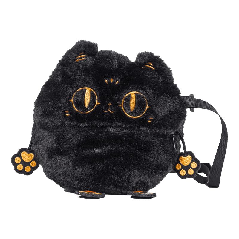 大英博物馆 THE BRITISH MUSEUM 生日礼物 萌猫毛绒手机斜挎包 104元（需用券）