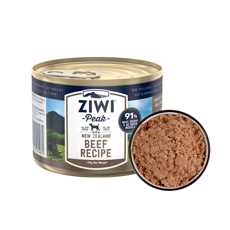 ZIWI 滋益巅峰 牛肉全犬全阶段狗粮 主食罐 170g(首购专享) 12.55元（需买4件，