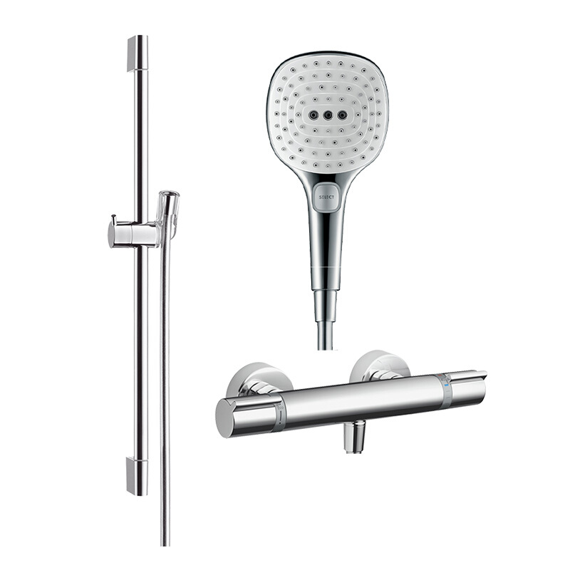 汉斯格雅 hansgrohe 飞雨系列 26521400 15368000 恒温淋浴花洒套装 1439元（需用券