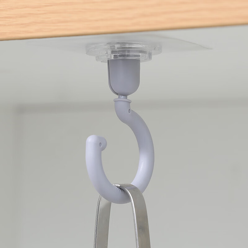 米芒 IMANG 家用吸顶旋转挂钩强力粘钩 5只装 9.9元