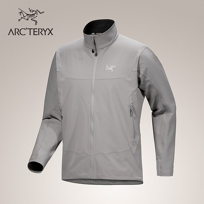 预售、限尺码：ARCTERYX 始祖鸟 GAMMA JACKET 防风男子软壳夹克 Void空间灰 2400元