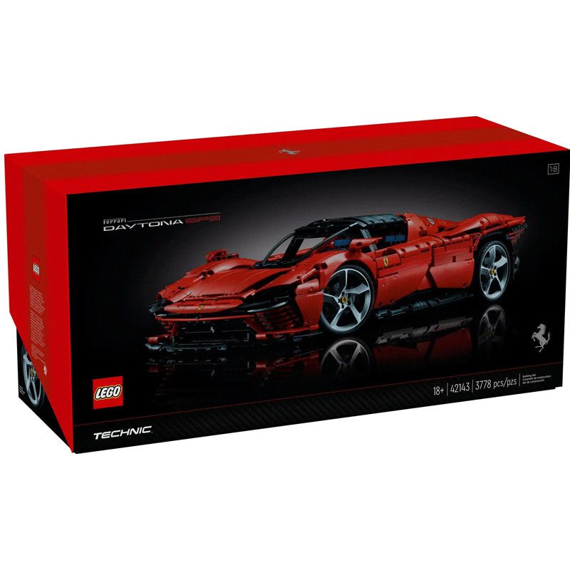 LEGO 乐高 42143法拉利超级跑车赛车机械组旗舰款Daytona SP3积木玩具 1752元