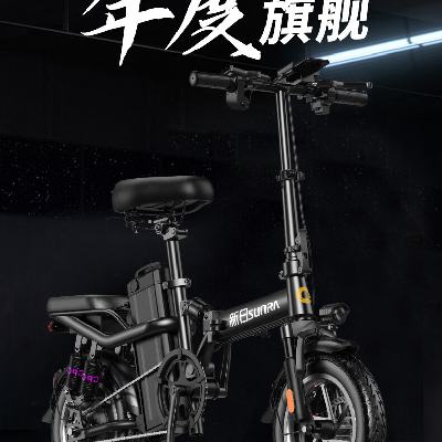 Sunra 新日 上市品牌新国标折叠电动自行车 768.00元 包邮