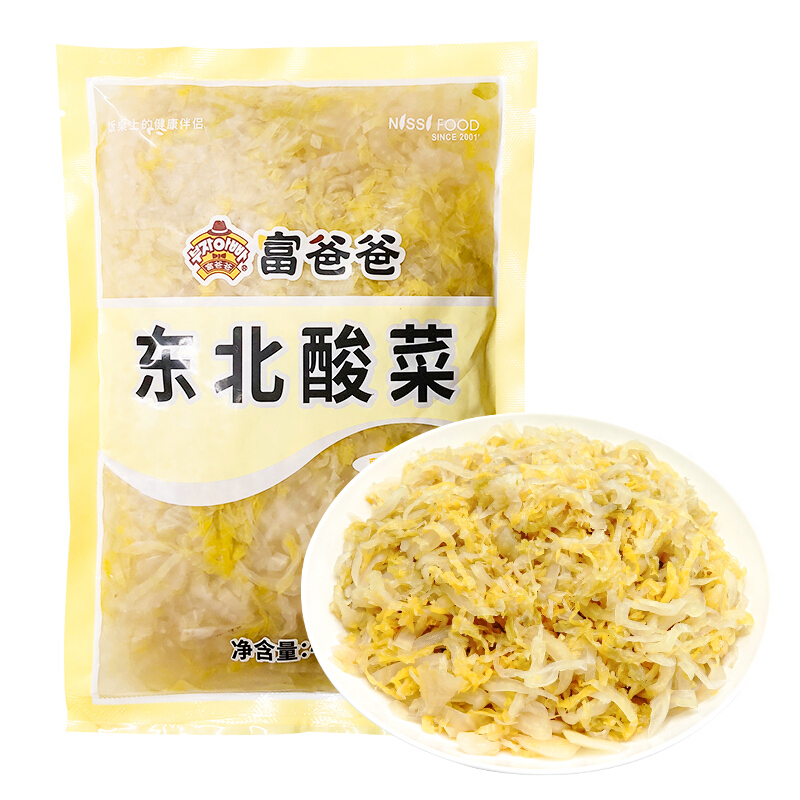 Fubaba 富爸爸 东北酸菜 400g 12元