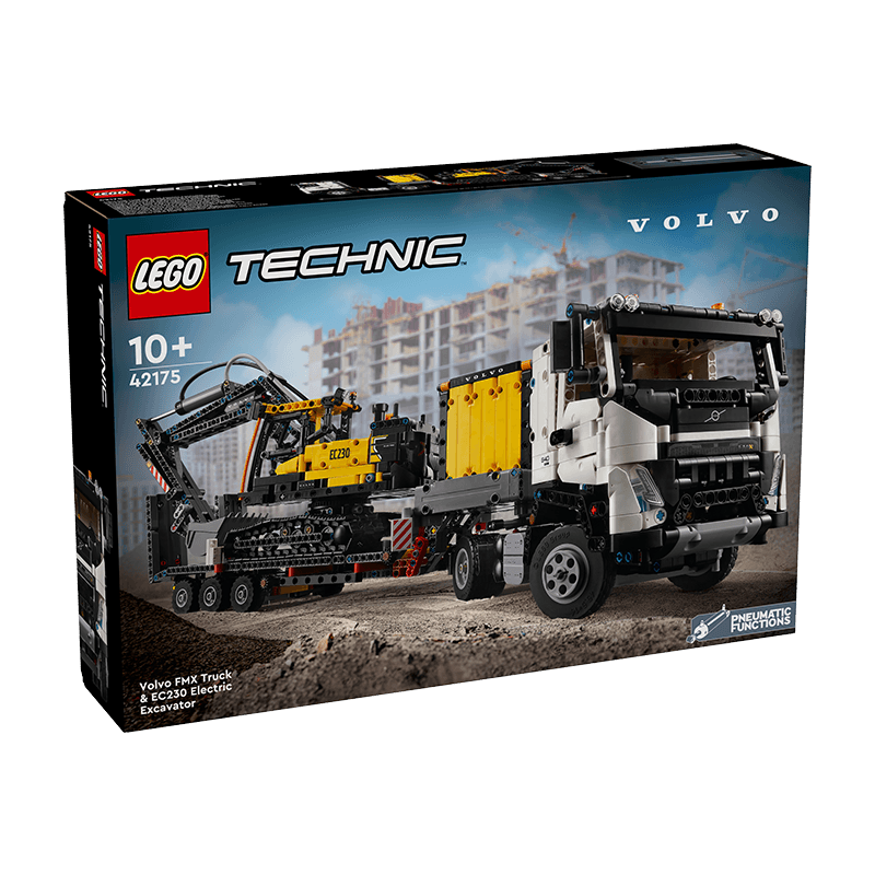 LEGO 乐高 机械组系列 42175 Volvo FMX 卡车和 EC230 绿色动力挖掘机 1224.25元（需