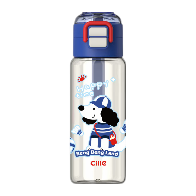 cille 希乐 PPSU材质塑料直饮吸管水杯 650mL 22.85元（需买3件，需用券）