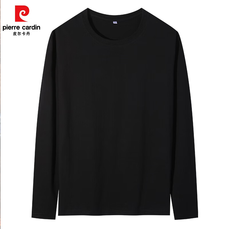 pierre cardin 皮尔·卡丹 男士纯棉长袖T恤 多色可选 BL-CT6001-200 29.9元（需买2件