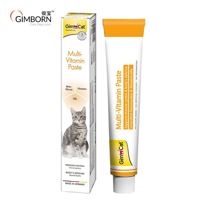 Gimborn 俊宝 Gimcat 德国骏宝营养膏宠物猫用营养膏 营养膏100g 69元