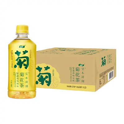 88VIP：怡宝 至本清润菊花茶植物饮料 450ml×15瓶 36.1元包邮+2.5元淘金币+返5元