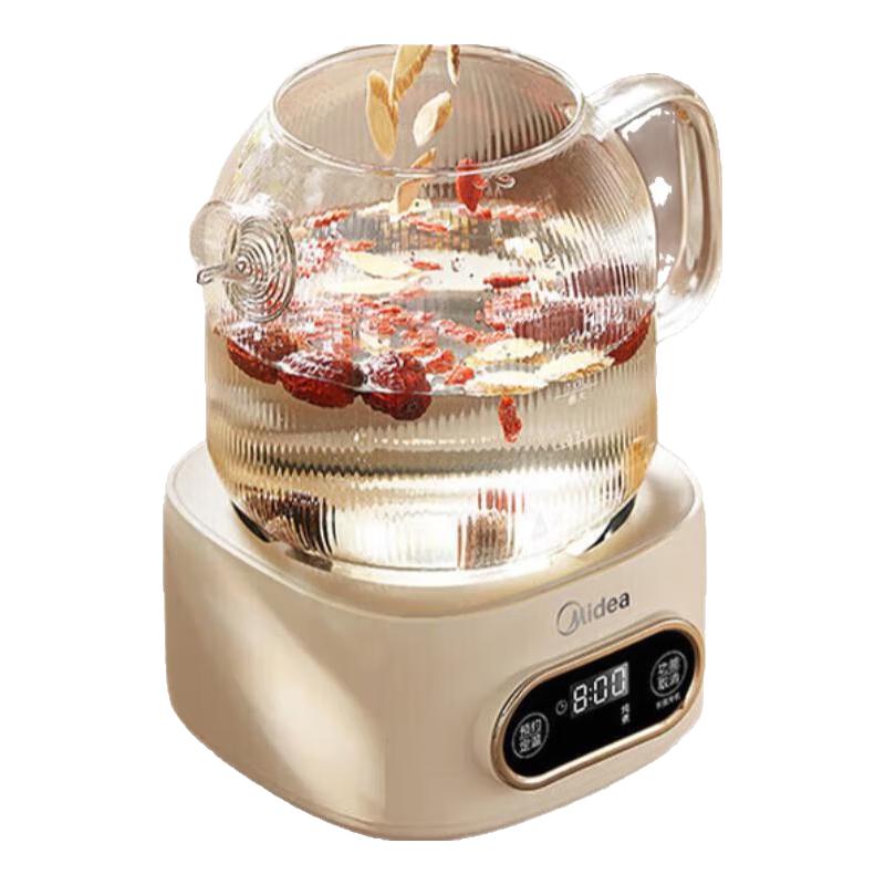 美的 MK-YS12B102 全玻璃养生壶 金色 1.2L 99.08元（需用券）