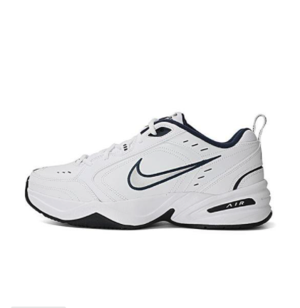 移动端、京东百亿补贴：NIKE 耐克 Air Monarch 4 White Navy 男子训练鞋 415445-102 白