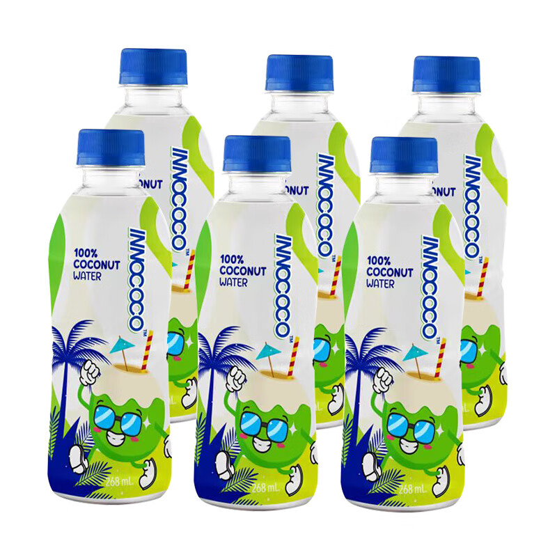 innococo 泰国进口100%NFC椰子水 268ml*6瓶 ￥19.7