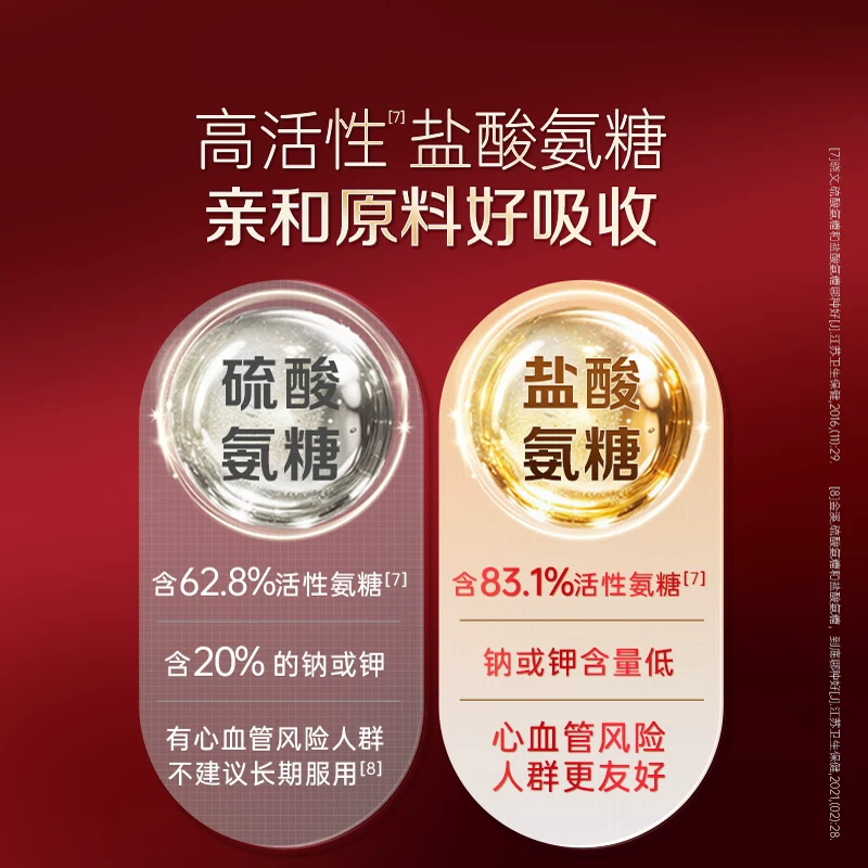盖中盖 哈药盖中盖氨糖软骨素钙片中老年人安糖补软骨素补钙护关节42粒装 35.9元 - 86线报
