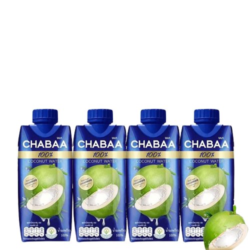 CHABAA 芭提娅 泰国原装进口椰子水nfc0脂肪 310ml*6瓶 4.98元（需用券）
