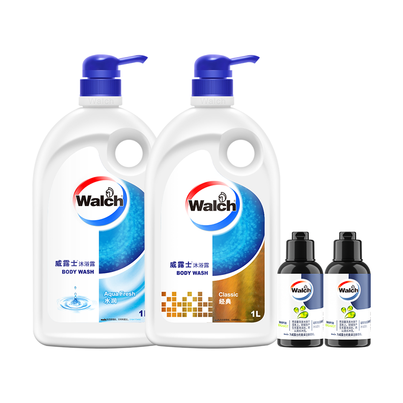 88VIP：Walch 威露士 健康呵护水润+经典沐浴露 2.1L 30.3元（需用券）