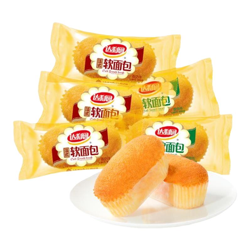 达利园 法式软面包 香奶味500g 12.77元