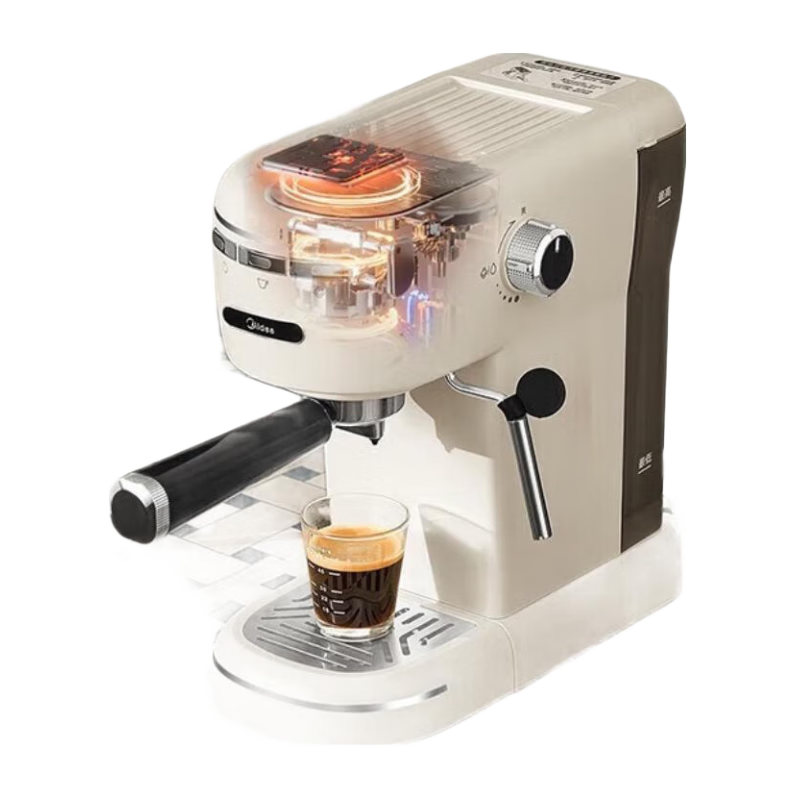 PLUS会员：Midea 美的 MA-KFE07 意式全自动咖啡机 425.8元包邮+9.9元家居卡（晒单