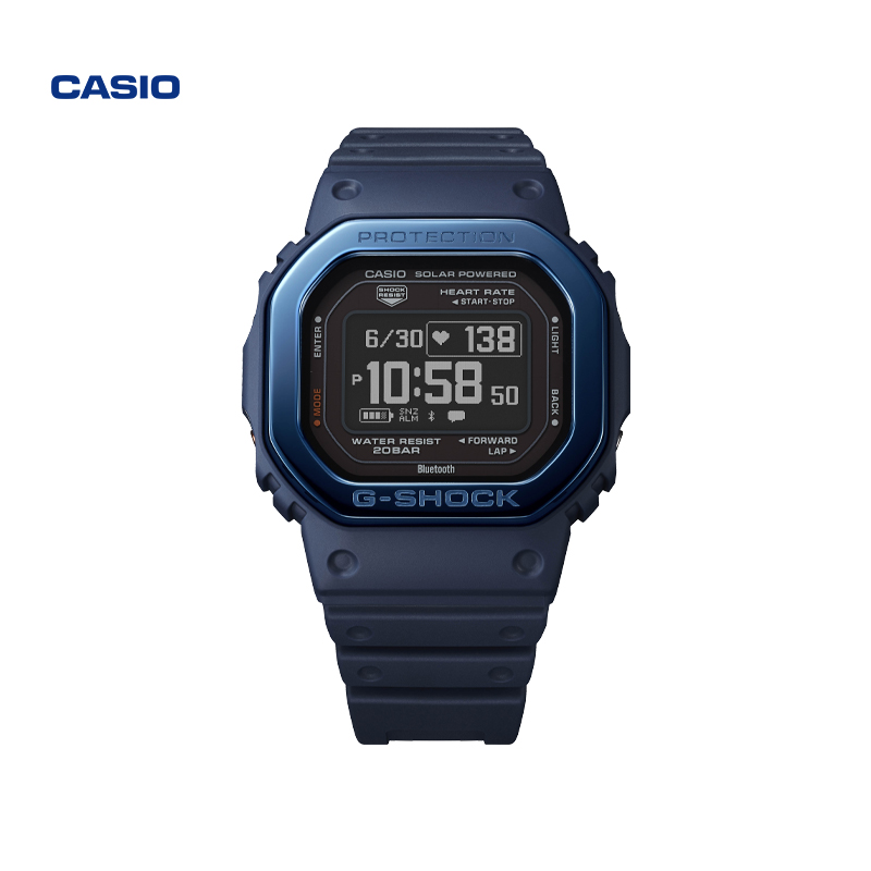 新品发售：CASIO 卡西欧 冠军之心小方块 太阳能腕表 DW-H5600-2PR 2080元包邮（