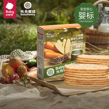 BabyPantry 光合星球 婴幼儿米饼 胡萝卜味 50g ￥10.21