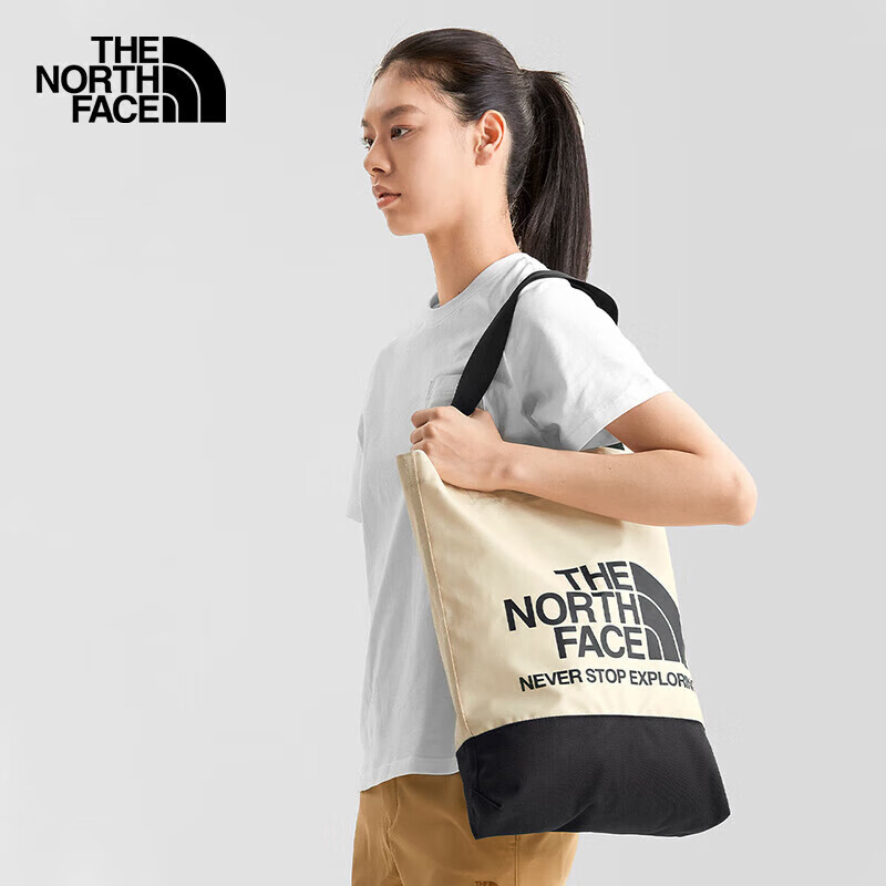 THE NORTH FACE 北面 托特包通用款户外便捷收纳单肩包7QU6 卡其色/4D5 16.4升 199元