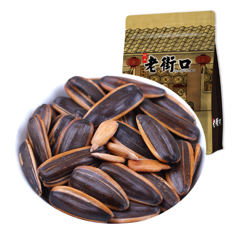 老街口 瓜子 焦糖味等多口味可选 500g*2袋 15.5元