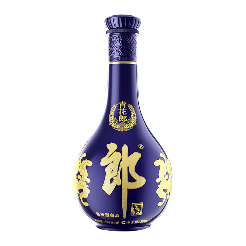 郎酒 2021年青花郎 酱香型 高度白酒 53度 500ml 单瓶装 年份老酒 850元（需领券