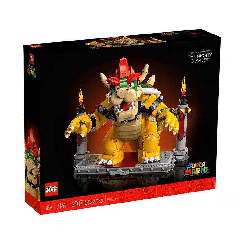 百亿补贴：LEGO 乐高 超级马里奥71411强大的酷霸王男孩子积木儿童礼物玩具 1