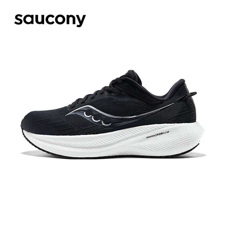 saucony 索康尼 胜利21跑鞋男减震透气跑步鞋训练运动鞋黑白（宽楦）40.5 969元