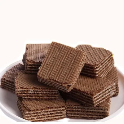 威化饼干巧克力豆乳味 共30包 3元（合1元/件）包邮