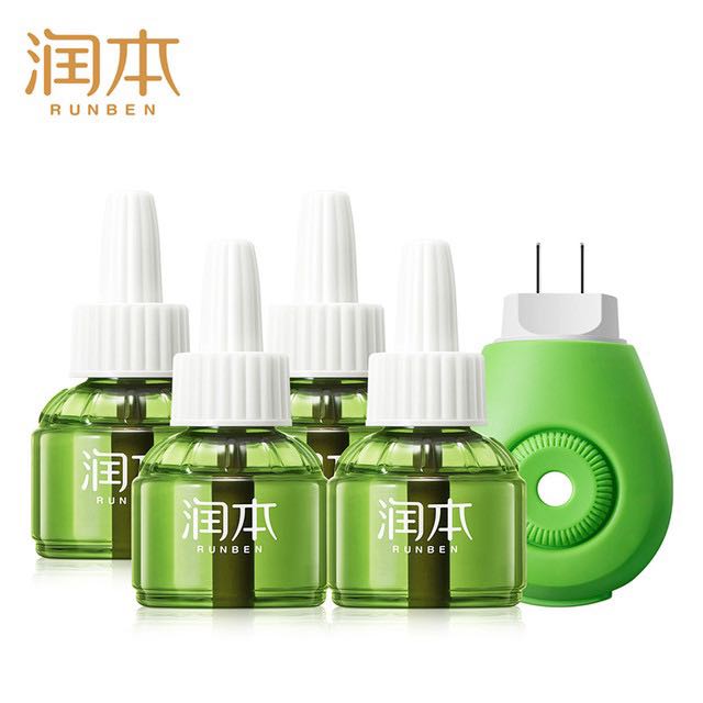 RUNBEN 润本 电蚊香液无香型 45ml×4瓶+1器 19.9元包邮（需用券）