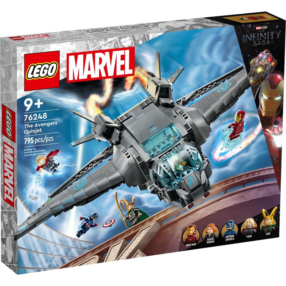LEGO 乐高 Marvel漫威超级英雄系列 76248 复仇者联盟昆式战机 558.75元（需用券