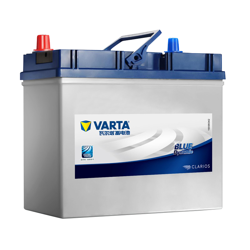 PLUS会员：VARTA 瓦尔塔 汽车电瓶蓄电池蓝标55B24L 12V 225.32元包邮