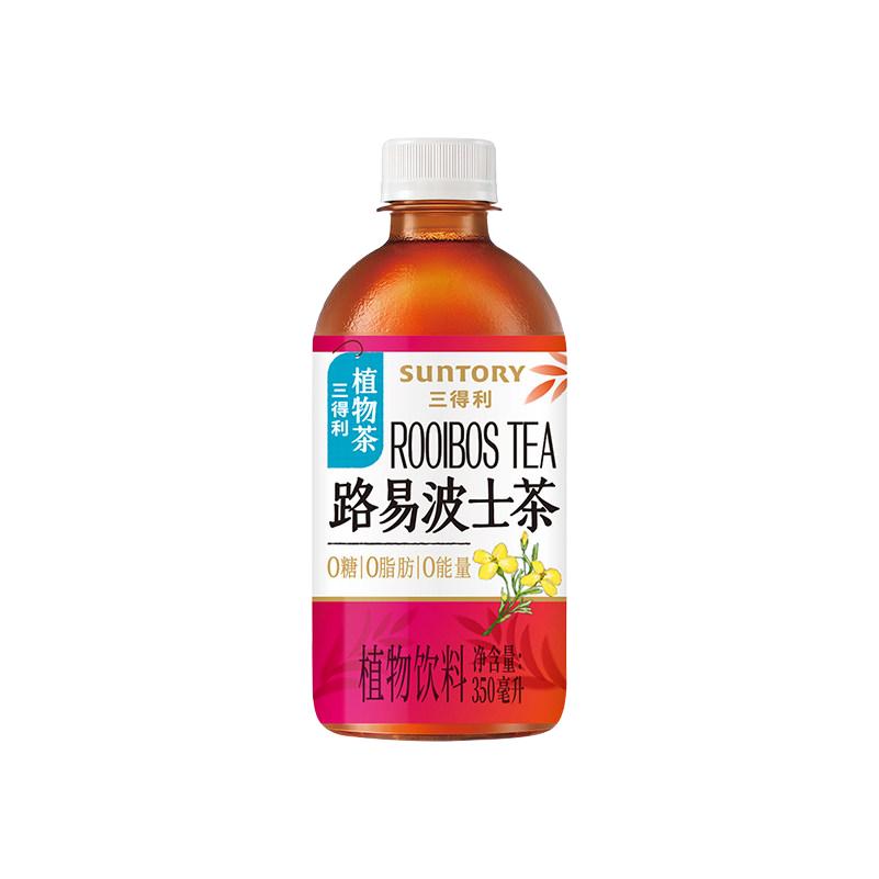 国家补贴、88VIP：三得利 路易波士茶 无糖植物茶饮料350ml*6*4组 47.24元（需用
