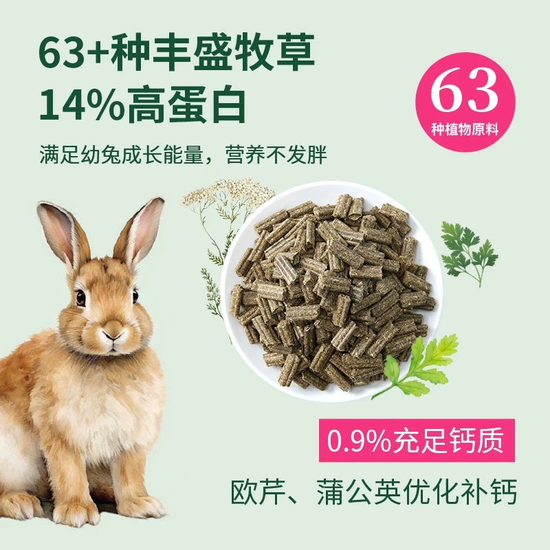 Bunny Nature 德国进口Bunny Nature邦尼高蛋白幼兔粮兔主粮1.5kg 38.71元 - 线报酷