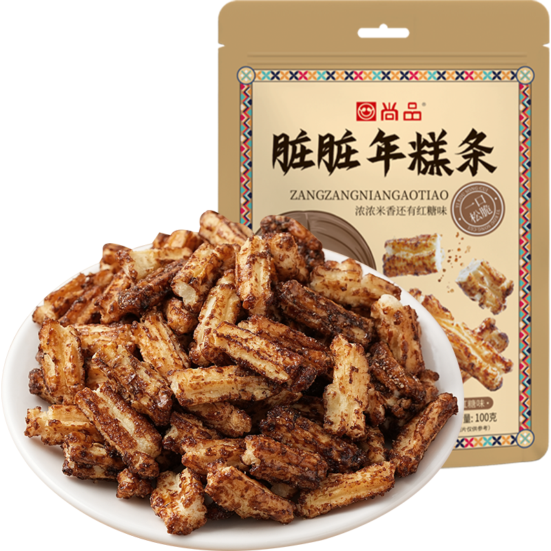 尚品 脏脏年糕条 100g 休闲零食 ￥3.4