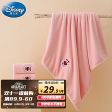 Disney 迪士尼 浴巾三件套柔软强吸水速干儿童洗澡浴袍浴巾加大加厚成人男