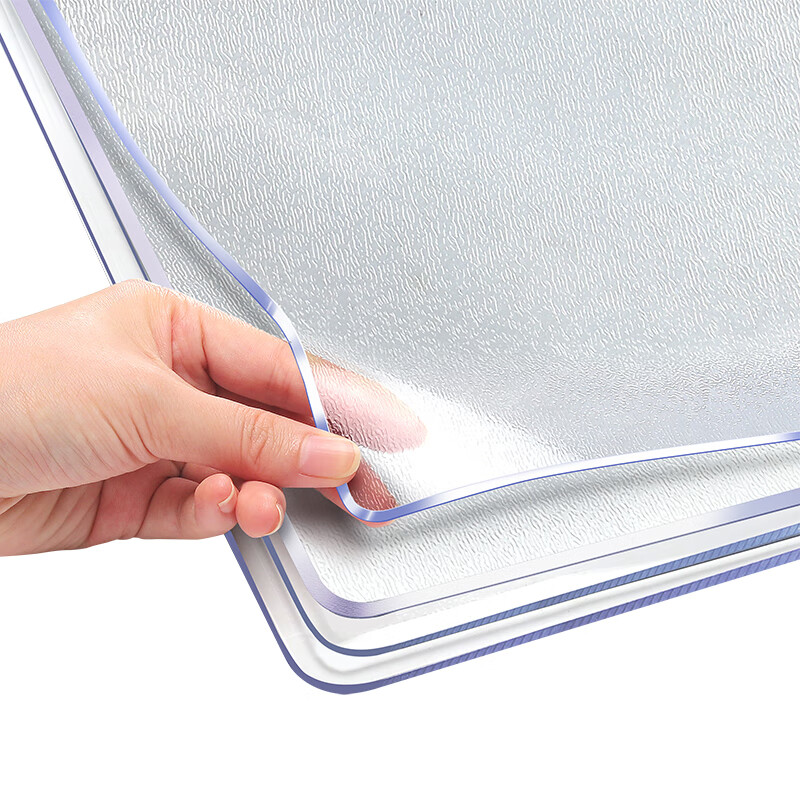婉和 桌布防水防油餐桌垫透明桌面垫pvc软玻璃茶几水晶板1.0mm40*60cm 9元（需