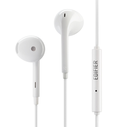 EDIFIER 漫步者 H180Plus 半入耳式有线耳机 手机耳机 音乐耳机 3.5mm接口 电脑笔